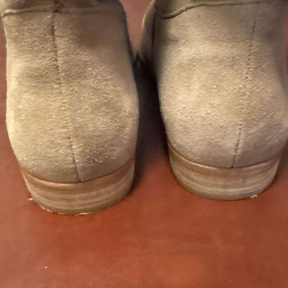 Splendid Light Brown Suede Ankle Boots - Picture 5 of 13
